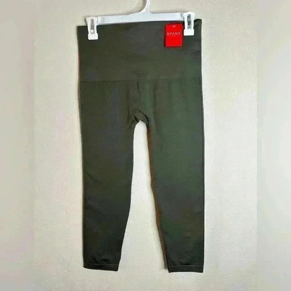 Spanx look at me now Leggings in olive green size 1X NWT - Picture 1 of 4